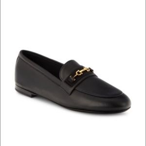 Salvatore Ferragamo Gancini Bit Leather Loafers